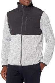img 2 attached to Reebok Climb Jacket Woven Charcoal Men's Clothing for Active