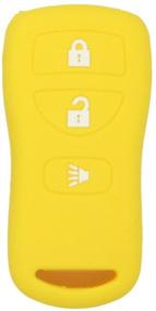 img 2 attached to SEGADEN Silicone Cover Protector Case Holder Skin Jacket - NISSAN 3 Button Remote Key Fob CV2507 Yellow