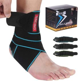 img 4 attached to Premium Ankle Brace for Women and Men - Ultimate Stabilizer for Enhanced Support