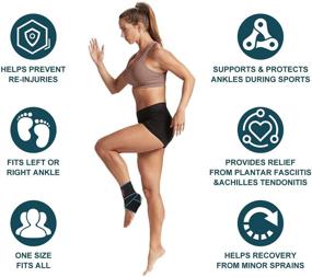 img 1 attached to Premium Ankle Brace for Women and Men - Ultimate Stabilizer for Enhanced Support