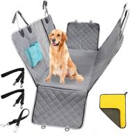 🐾 momopal pet car seat cover protector - robust 600d pvc scratchproof hammock, non-slip back seat cover for cars & suvs logo