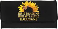 fuibeng sunflowers butterfly girl，trifold sunshine，mixed women's handbags & wallets in wallets logo