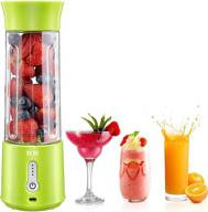 🥤 tktk portable blender: 18 oz personal blender for shakes & smoothies with rechargeable usb - powerful 150w smoothie blender, 6 blades, pctg food grade - perfect for travel & office use логотип