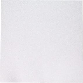 img 1 attached to White American Crafts Glitter Cardstock, 12x12-Inch, 15 Sheets Per Pack