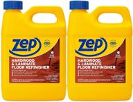 🔥 revitalize your hardwood and laminate floors with zep floor refinisher - 2-pack 32oz zuhfr32! fills scratches and restores brilliance logo