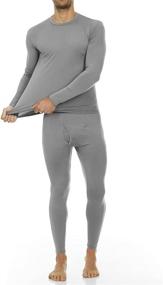 img 3 attached to 🔥 Stay Warm and Cozy with Thermajohn Men's Ultra Soft Thermal Underwear Long Johns Set with Fleece Lined