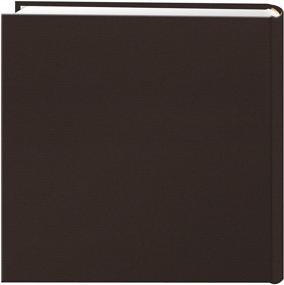img 3 attached to 📷 Stylish Fabric Frame Cover Photo Album with 200 Pockets for 4x6 Photos in Chocolate Brown