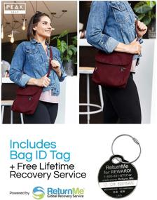 img 2 attached to Nylon Crossbody Purse with Discreet RFID Pocket & Lifetime Lost & Found ID Protection