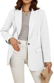 img 3 attached to Chic and Stylish: Cicy Bell Women's Buttons X Large Suiting & Blazers Collection for Women's Clothing