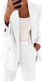 img 4 attached to Chic and Stylish: Cicy Bell Women's Buttons X Large Suiting & Blazers Collection for Women's Clothing