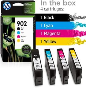 img 2 attached to 🖨️ HP 902 Ink Cartridges Set - Black, Cyan, Magenta, Yellow - Compatible with HP OfficeJet 6900 Series and HP OfficeJet Pro 6900 Series - T6L98AN, T6L86AN, T6L90AN, T6L94AN