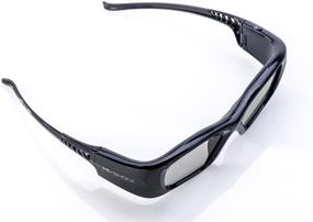 img 2 attached to 👓 Hi-SHOCK 3D Active Glasses for Samsung, Sharp, LG Plasma, PANASONIC, Sony TVs (2013-2018) - Rechargeable, Black Diamond, Full HD/HDR/4K Compatible