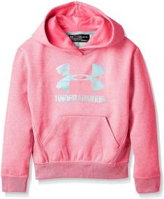 img 2 attached to 🔥 Оставайтесь теплыми и стильными с детским флисовым худи Under Armour Threadborne для девочек.