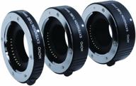 📸 movo photo af macro extension tube set for micro 4/3 mount mirrorless camera system (compatible with olympus pen, panasonic lumix, blackmagic cinema camera) - 10mm, 16mm, and 21mm tubes logo