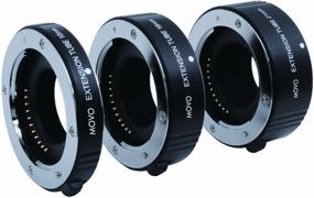 img 4 attached to 📸 Movo Photo AF Macro Extension Tube Set for Micro 4/3 Mount Mirrorless Camera System (Compatible with Olympus Pen, Panasonic Lumix, Blackmagic Cinema Camera) - 10mm, 16mm, and 21mm Tubes