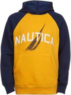 👕 nautica little colorblock fleece hoodie - boys' fashion hoodies & sweatshirts for enhanced seo logo