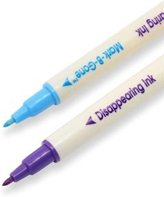 img 3 attached to 🖋 Dritz Dual Purpose Disappearing Ink & Mark-B-Gone, Marking Pen, Blue/Purple for Enhanced SEO