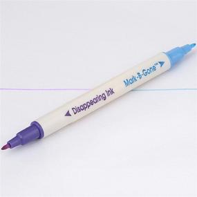 img 1 attached to 🖋 Dritz Dual Purpose Disappearing Ink & Mark-B-Gone, Marking Pen, Blue/Purple for Enhanced SEO