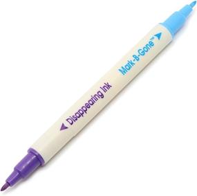 img 2 attached to 🖋 Dritz Dual Purpose Disappearing Ink & Mark-B-Gone, Marking Pen, Blue/Purple for Enhanced SEO