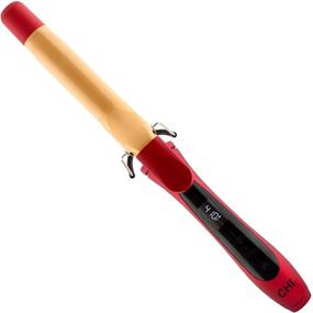 img 2 attached to 🔥 CHI Air Texture Fire Red Ceramic Curl Iron - Perfectly Defined Curls with Style and Precision