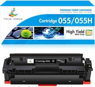 🖨️ true image compatible toner cartridge for canon 055h/055: high-quality replacement for mf743cdw, mf741cdw, mf746cdw series printer (1-pack, black) logo