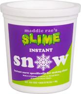 maddie rae's instant snow xl pack - 5 gallons of artificial snow powder for cloud slime - premium quality, made in usa by snowonder - non-toxic and safe logo