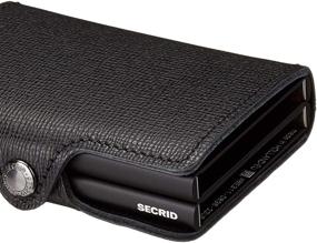 img 2 attached to Secrid Black Leather Wallet Crisple