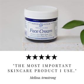 img 3 attached to 🌿 Power Repair High Potency Antioxidant Collagen Boosting Organic Face Cream - Anti Aging Skincare for Natural Skin Care - 1.75 Ounces