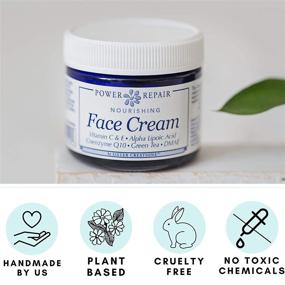 img 2 attached to 🌿 Power Repair High Potency Antioxidant Collagen Boosting Organic Face Cream - Anti Aging Skincare for Natural Skin Care - 1.75 Ounces