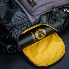 img 1 attached to 🥋 Stay Hydrated in Style with Gold BJJ Insulated Water Bottle - Carabiner Handle, Wide Mouth, Double Walled 24 Ounce Bottle for Hot & Cold Liquids - Made by Jiu Jitsu Athletes!