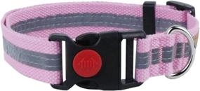 img 4 attached to 🐶 Egoola Night Reflective Adjustable Dog Collar for Small, Medium, and Large Pets