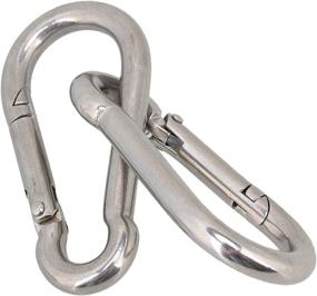 img 3 attached to High-Grade Stainless Steel Spring Carabiner from CNBTR
