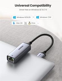 img 1 attached to 🔌 UGREEN USB Ethernet Adapter: Fast Gigabit RJ45 LAN Converter for Nintendo Switch, MacBook, Surface Pro, and More