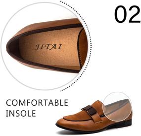 img 2 attached to 👞 Black JITAI Loafers: Optimized for Moccasin Driving