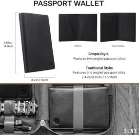img 3 attached to 🔒 Ultimate Privacy: Silent Pocket Blocking Leather Passport Travel Accessories
