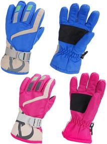 img 4 attached to 🧤 Winter-Ready Waterproof Gloves: A Must-Have Fleece Boys' Accessory for Ultimate Protection