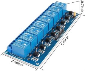 img 2 attached to Lystin 8-канальный DC 5V релейный модуль с контрольной платой на оптопаре: идеально подходит для Arduino, Raspberry Pi и STM32.