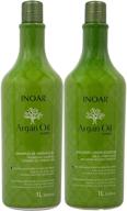 inoar professional - argan oil shampoo & conditioner - 🧴 nourishing & repairing hair treatment (33.8 fl oz / 1000 ml) logo