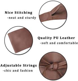 img 2 attached to Belts Women Leather Black Waistband Women's Accessories for Belts