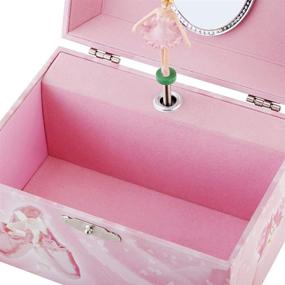 img 3 attached to 🦢 Girls' Swan Lake-inspired Jewelry Box and Jewelry Set with Musical Ballerina - Tune: Pink Swan Lake