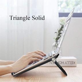 img 3 attached to Foldable Adjustable Notebook Compatible MacBook