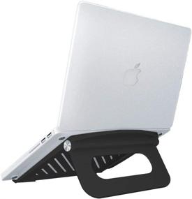 img 4 attached to Foldable Adjustable Notebook Compatible MacBook