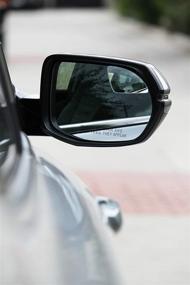img 3 attached to 🔍 Enhanced Visibility SuperFan Blindspot Mirror by Safe View Company - For Safer Lane Changes, Frameless High Definition Glass Convex, Perfectly Contours to Your Car Side Mirror, Effortless Installation (2Pack, 80x45mm)