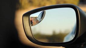 img 2 attached to 🔍 Enhanced Visibility SuperFan Blindspot Mirror by Safe View Company - For Safer Lane Changes, Frameless High Definition Glass Convex, Perfectly Contours to Your Car Side Mirror, Effortless Installation (2Pack, 80x45mm)