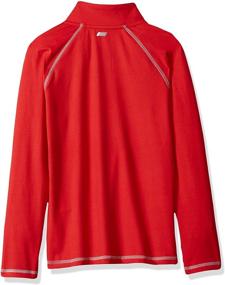 img 1 attached to Amazon Essentials Boys' Half Zip Active Jacket: Stylish Clothing for Comfort and Style