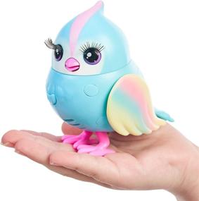 img 1 attached to 🐦 Little Live Pets Lil' Bird & Bird House - Rainbow Tweets - Interactive Fun - Moving Bird Heads with 20+ Sounds - Touch-Responsive, Turning Head - Batteries Included, for Ages 5+