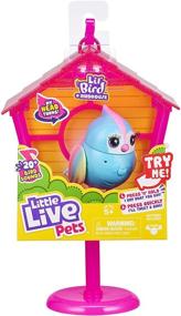 img 2 attached to 🐦 Little Live Pets Lil' Bird & Bird House - Rainbow Tweets - Interactive Fun - Moving Bird Heads with 20+ Sounds - Touch-Responsive, Turning Head - Batteries Included, for Ages 5+