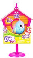 🐦 little live pets lil' bird & bird house - rainbow tweets - interactive fun - moving bird heads with 20+ sounds - touch-responsive, turning head - batteries included, for ages 5+ logo