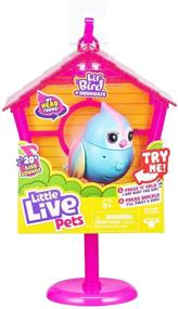 img 4 attached to 🐦 Little Live Pets Lil' Bird & Bird House - Rainbow Tweets - Interactive Fun - Moving Bird Heads with 20+ Sounds - Touch-Responsive, Turning Head - Batteries Included, for Ages 5+