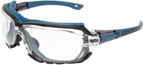 img 3 attached to Enhance Motorcycle Riding Safety: Global Vision Octane Sport Safety Glasses - Blue Gasket, Clear and Smoke Lens, 2 Pairs